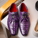 Marco Di Milano Cancun Purple Suede Loafers