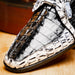 Marco_Di_Milano Caribe Black Leather Oxford "Newspaper" Print