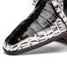 Marco_Di_Milano Caribe Black Leather Oxford "Newspaper" Print