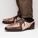 Marco Di Milano Caribe: Rustic White/Brown Leather Dress Shoe