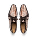 Marco Di Milano Caribe: Rustic White/Brown Leather Dress Shoe