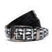 Marco_Di_Milano Caribe Belt Newspaper - Black Leather Loafer