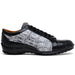 Marco Di Milano Cairo Alligator Sneakers Black/White