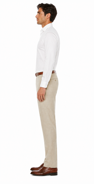 Casual Linen Suit Pants for Men – Breathable Beach Wedding Summer Trousers