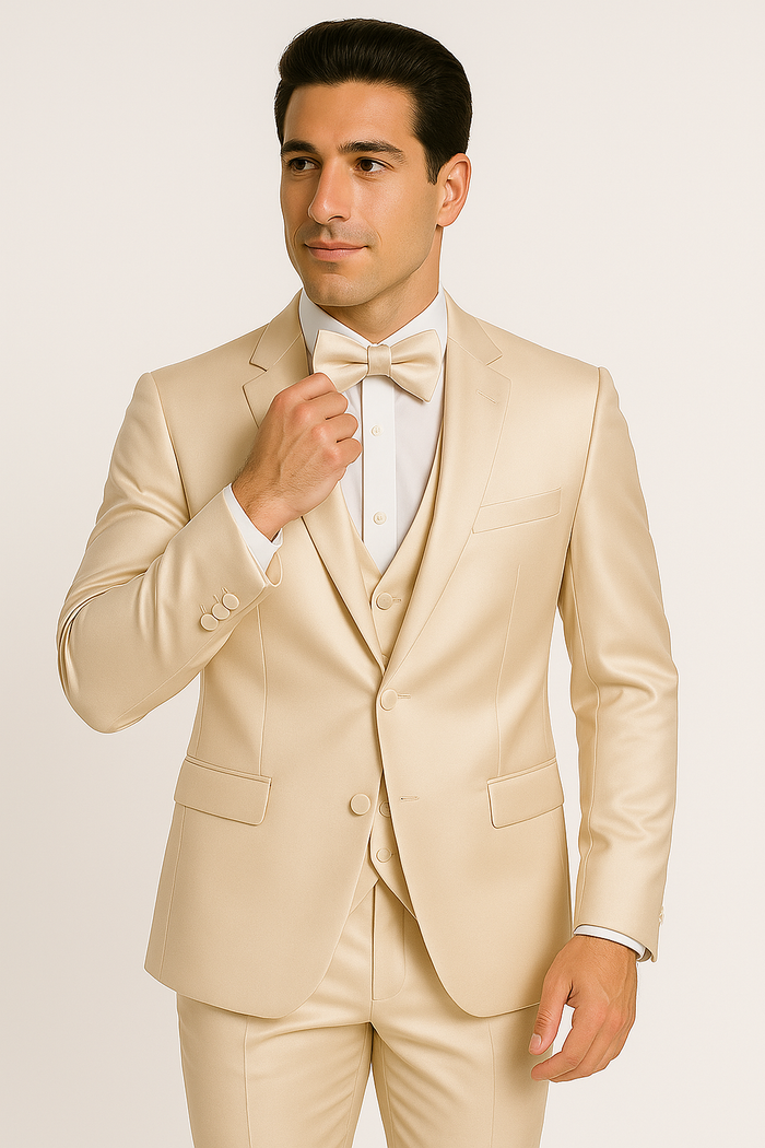 groomfit-Champagne-satin-tuxedo-ensemble
