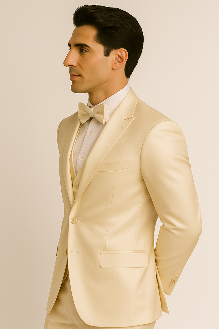 groomfit-Champagne-satin-tuxedo-ensemble