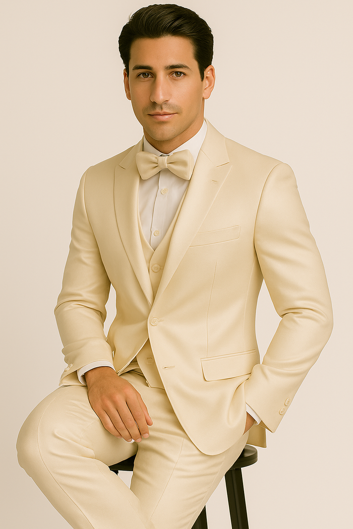 groomfit-Champagne-satin-tuxedo-ensemble