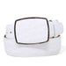 Cinto Vaquero de Avestruz Original Color Blanco - Los Altos Boots