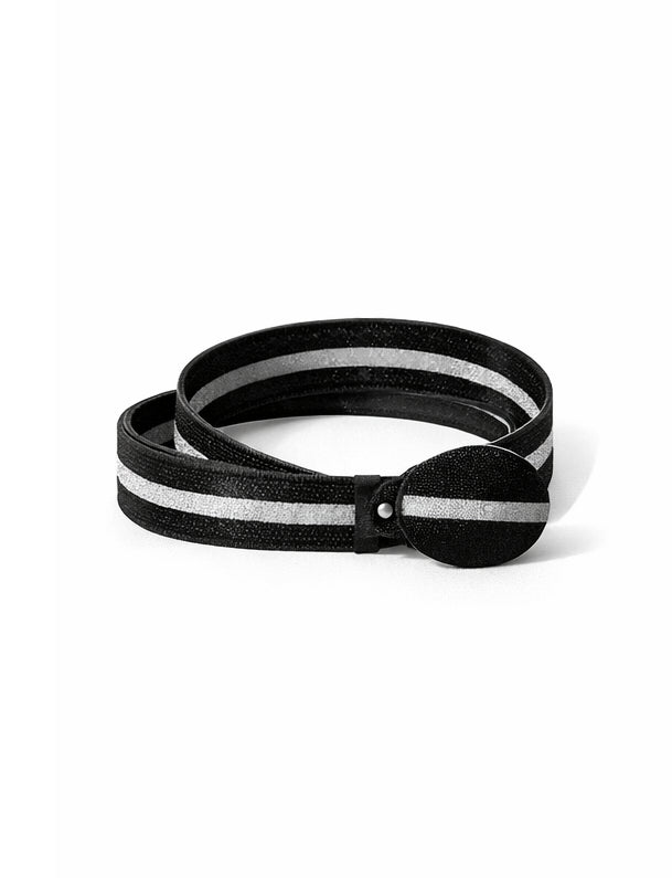 Cinto Vaquero Negro Black All-Over Genuine Stingray Rowstone Finish Belt