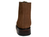 Los Altos Men's Toe Charro Short Boots Oval Nobuck Taupe - Nobuck Taupe