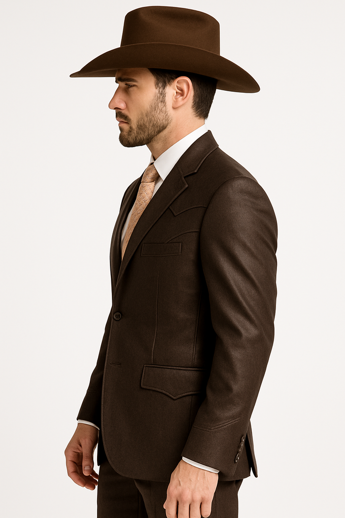 Traje Cafe Hombre - Traje Color Cafe