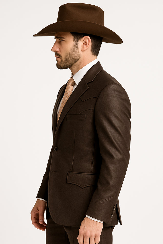Traje Cafe Hombre - Traje Color Cafe