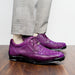 Marco_Di_Milano Crater Purple Luxury Leather Shoe