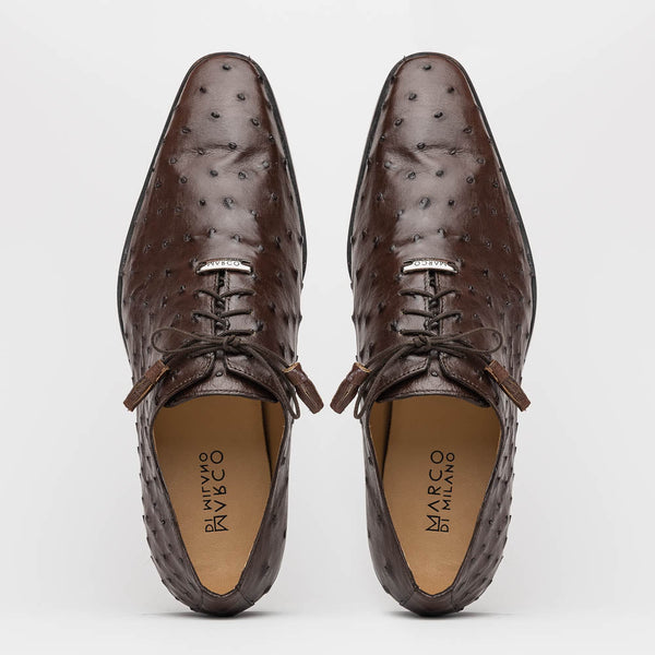 Marco_Di_Milano Criss Brown Leather Dress Shoe