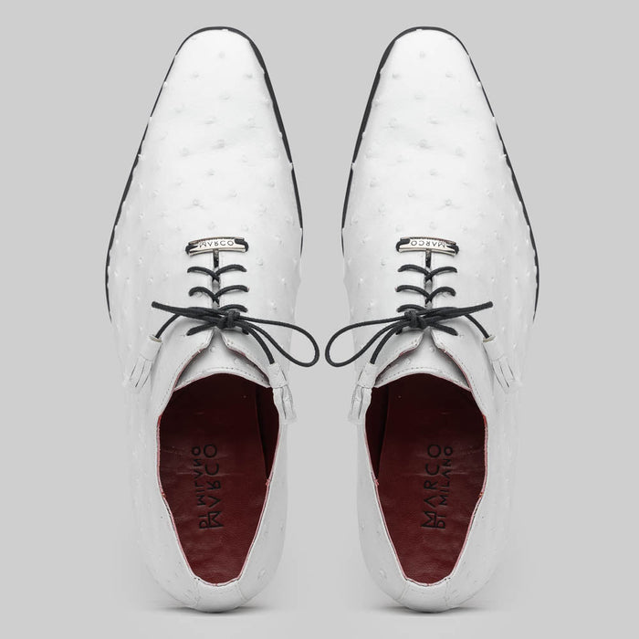 Marco Di Milano Criss White Leather Luxury Shoe