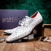 Marco Di Milano Criss Newspaper Leather Loafers