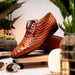 Marco_Di_Milano Criss Brandy Leather Loafers