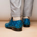 Marco Di Milano Olivieri: Caribbean Blue Leather Shoes