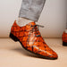 Marco Di Milano Olivieri Brandy Leather Dress Shoe