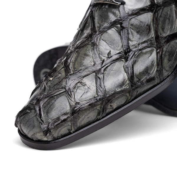 Marco Di Milano Olivieri Gray Leather Loafers