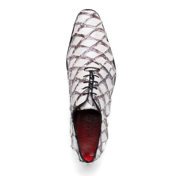 Marco_Di_Milano Olivieri Newspaper Luxury Leather Loafers