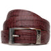 Marco Di Milano Riccardo Belt Wine Leather Shoe