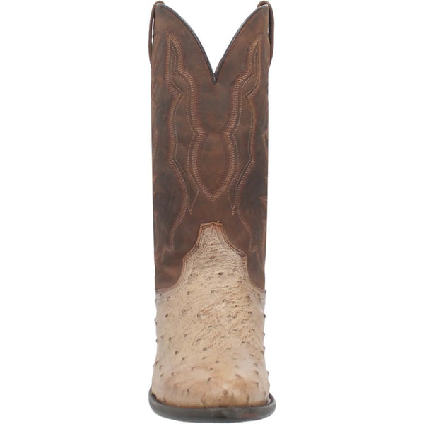 PERSHING FULL QUILL OSTRICH BOOT
