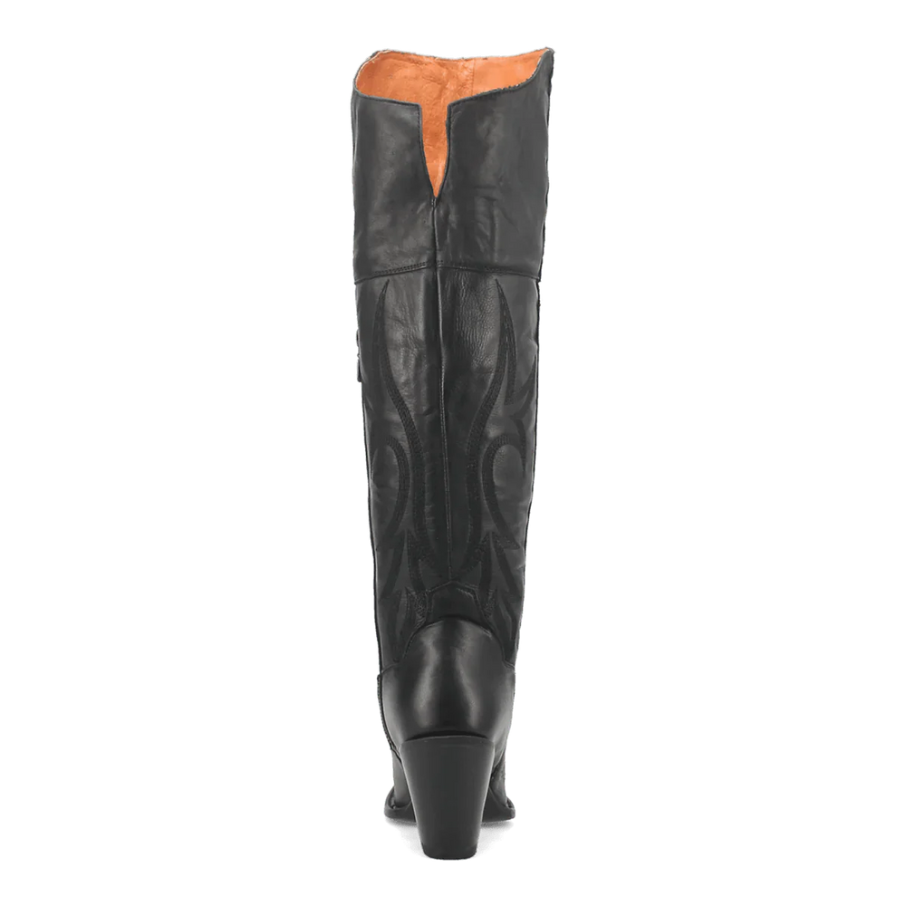 Dan Post Women's Jilted Snip Toe Leather Tall Boots - Black