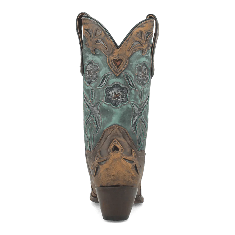 Dan Post Women's Vintage Bluebird Snip Toe Leather Boots - Chocolate