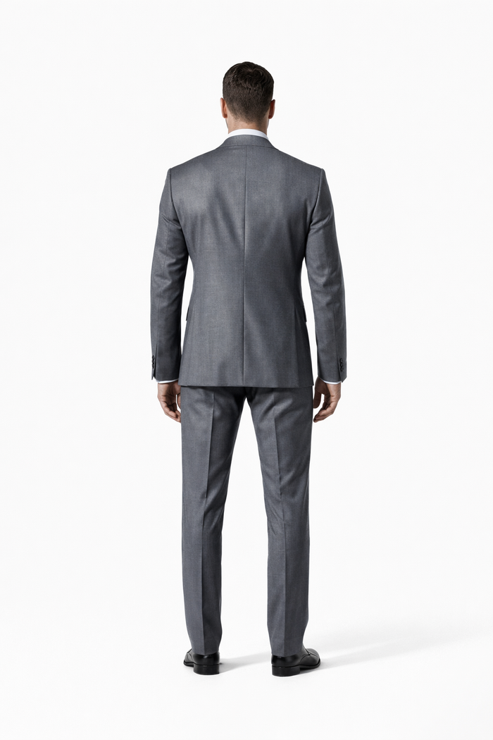 Daniel Craig Suit Mens Daniel Craig James Bond Grey 2 Button Notch Lapel Suit + Matching Shirt and tie package - Brand New Quality Suit