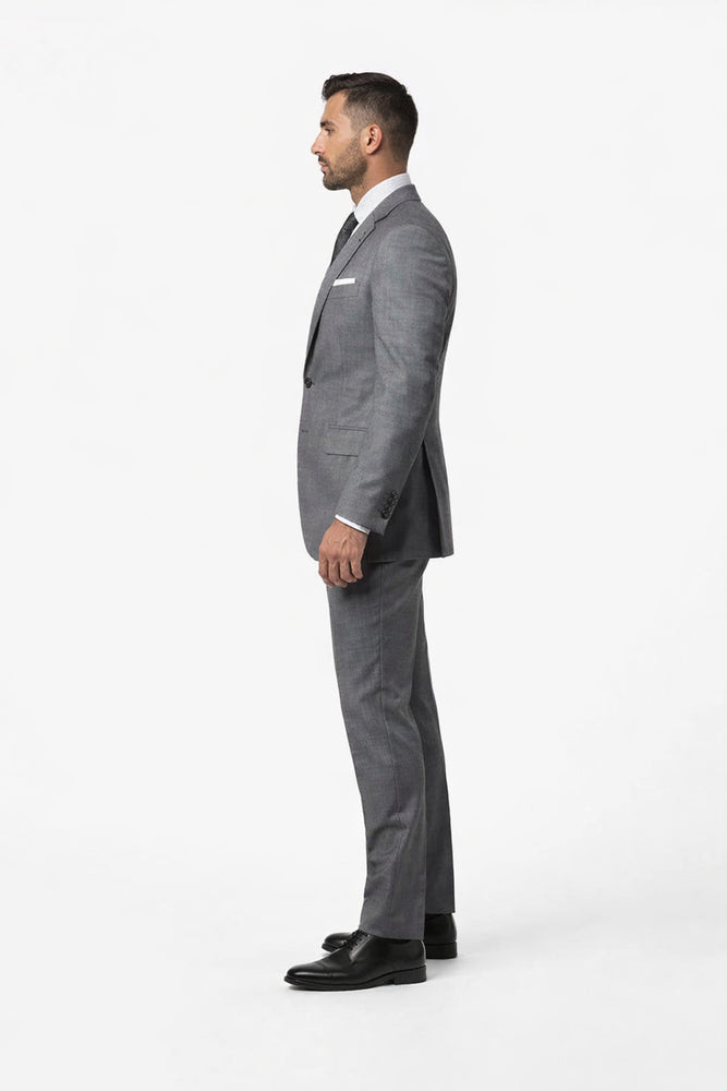Daniel Craig Suit Mens Daniel Craig James Bond Grey 2 Button Notch Lapel Suit + Matching Shirt and tie package - Brand New Quality Suit