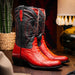 Marco Di Milano Denver Red - Luxury Leather Loafers