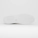 Zelli Diaz Minimalist Rubberized Calfskin Sneaker in Matte White