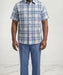 Dreams Powder Blue Plaid 2 Piece Resort Sets Reza 285-21