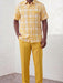 Dreams Yellow/White Plaid 2 Piece Summer Set Reza 285-17