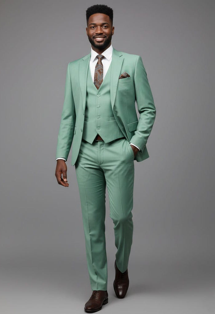 Effetti Suit Designer - 2 button Notch Lapel slim fit EF2N+V-8129 MINT