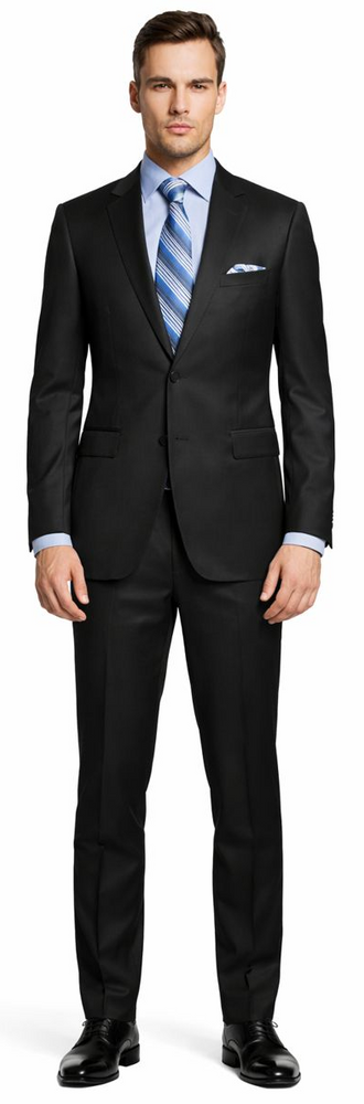 ENZO 150’s Super Wool 2-Button Suits in 6 Solid Fabrics Colors