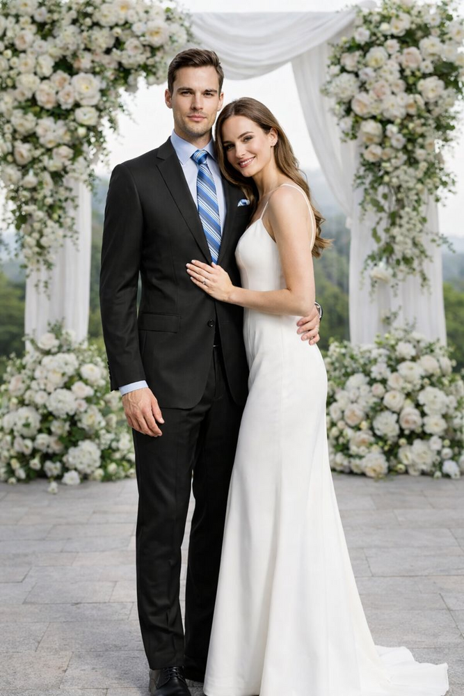 ENZO 150’s Super Wool 2-Button Suits in 6 Solid Fabrics Colors