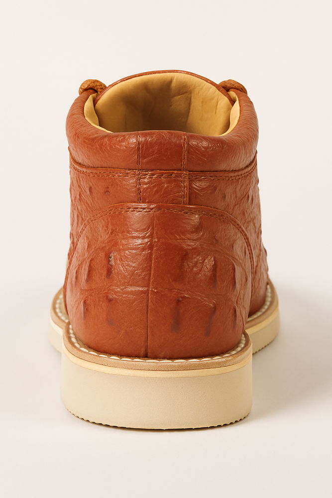 Men's Wild West Boots Caiman and Ostrich Skin Shoe 2ZA050203