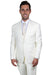 Men's Ivory Suit Three Piece Set by Stacy Adams - Wedding - Prom
