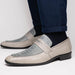 Marco_Di_Milano Fangio Gray Leather Loafers
