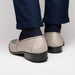 Marco_Di_Milano Fangio Gray Leather Loafers