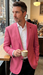 Fuchsia Blazer Mens Sports Coat