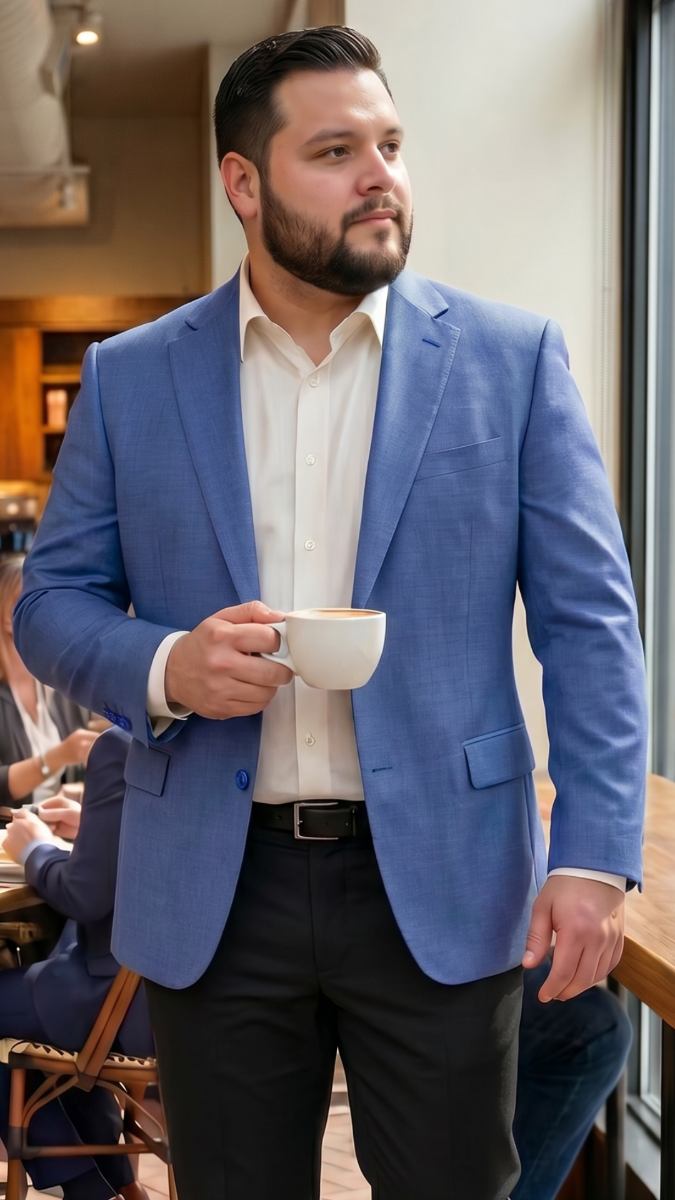 Indigo Blazer Mens Sports Coat