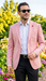 Pink Blazer Mens Sports Coat