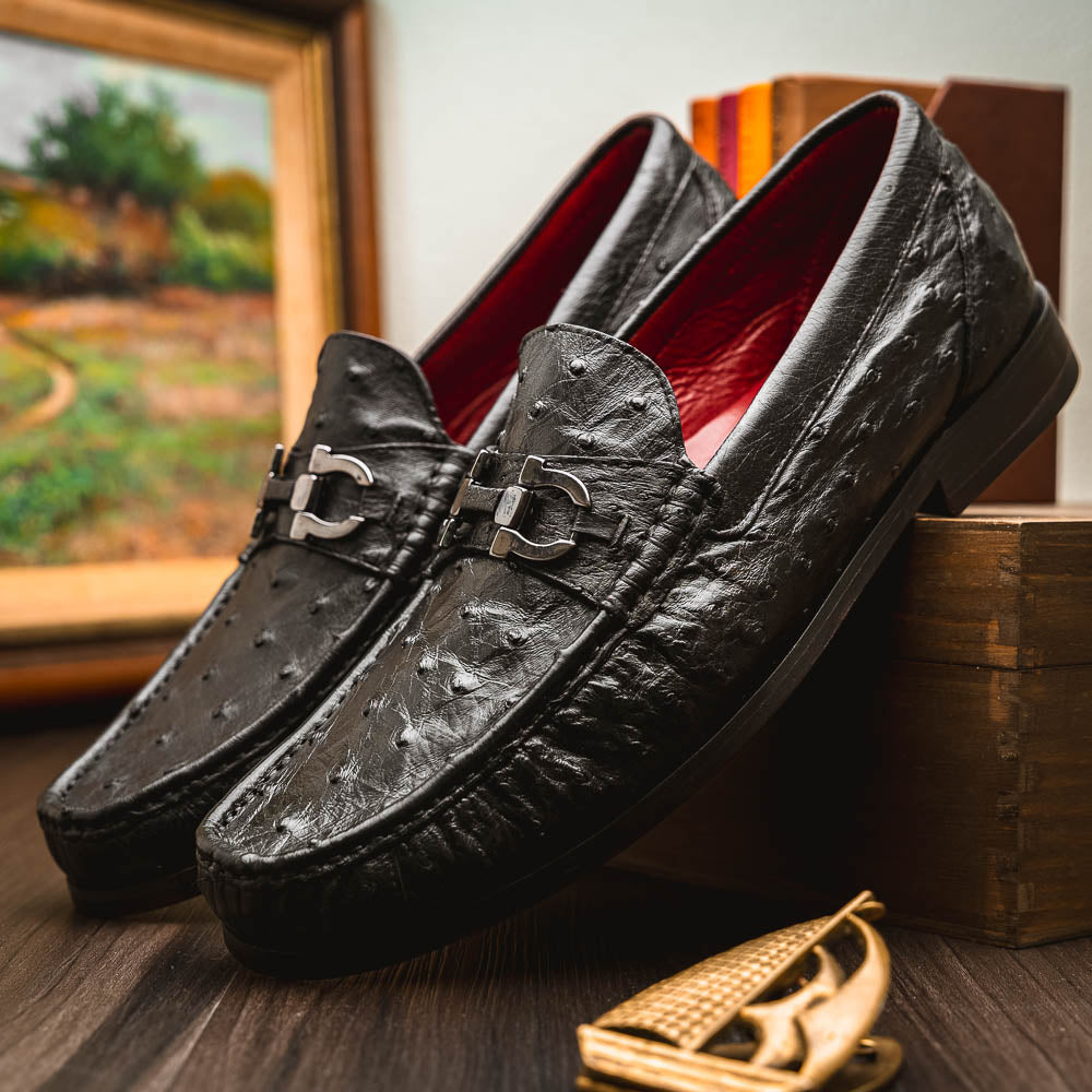 Marco Di Milano Ferrioni Black Leather Luxury Shoe