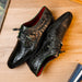 Marco_Di_Milano Fitipaldi Olive Leather Shoe