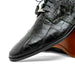 Marco_Di_Milano Fitipaldi Olive Leather Shoe