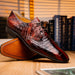 Marco Di Milano Fitipaldi: Rustic Cognac Leather Shoe