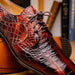Marco Di Milano Fitipaldi: Rustic Cognac Leather Shoe